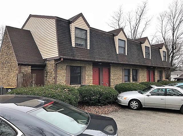 Exterior with two assigned off street parking spaces.