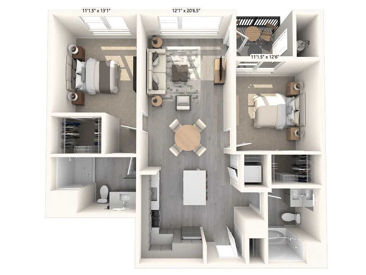 Floor plan B1-1063-2