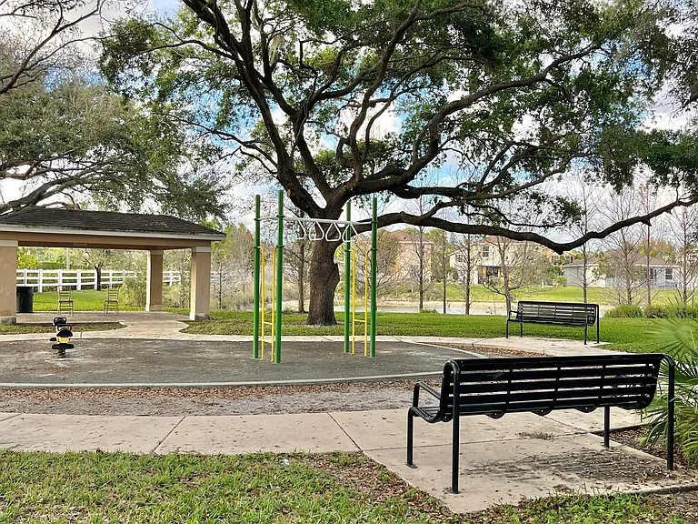 Neighborhood resident only playground