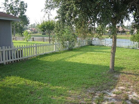 backyard view to pond