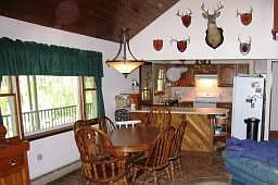 Breakfast bar w/huge Corian overhang 