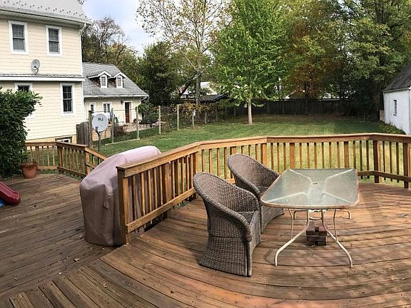 View of Deck and Garden from Dining Area