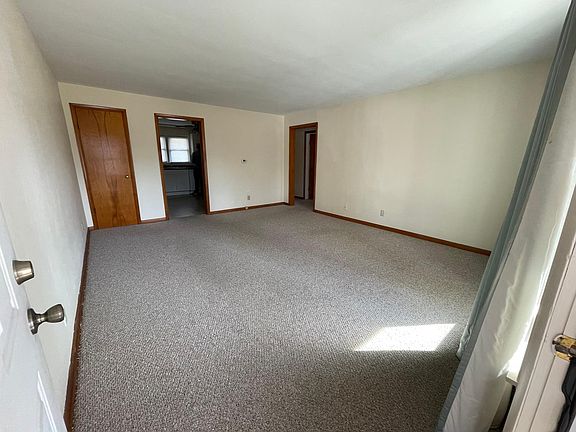 Front door into living room