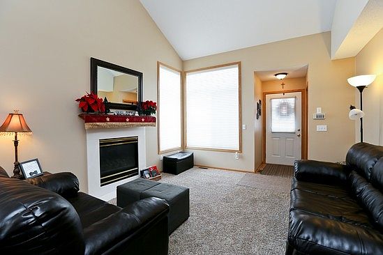 Living Room with G Fireplace