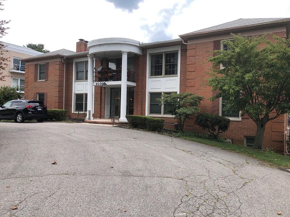 4030 W Bancroft Street, front of the building from the driveway on Bancroft Street.