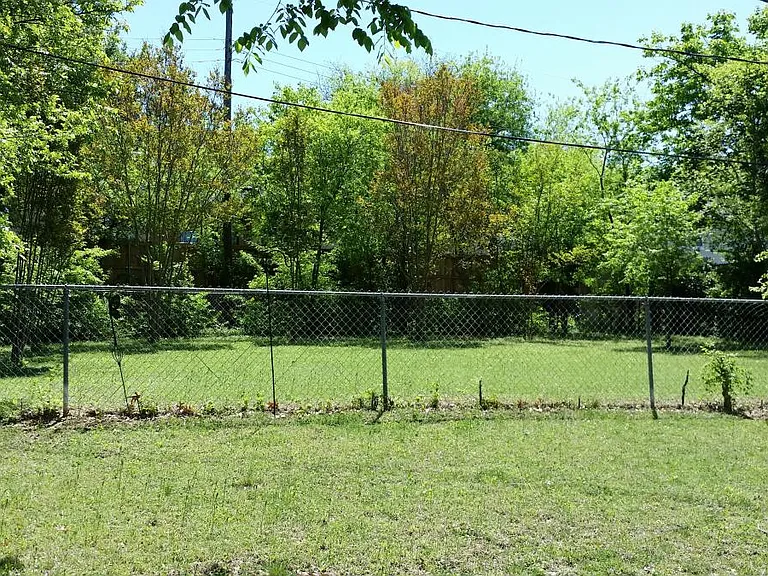 large backyard
