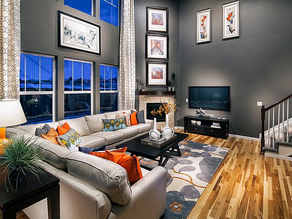 Sweeping two-story great room gives lots of space