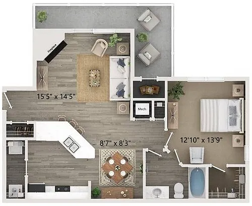 Floor plan A1