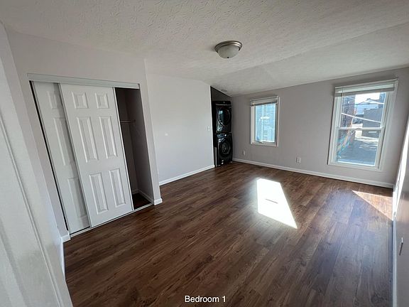 Bedroom: 13ft x 12ft on second floor with Samsung Wash and dryer