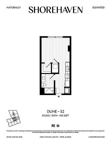 Floor plan Dune - S2