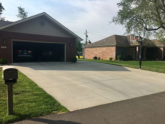 Large driveway