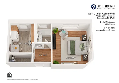 Floor plan Studio