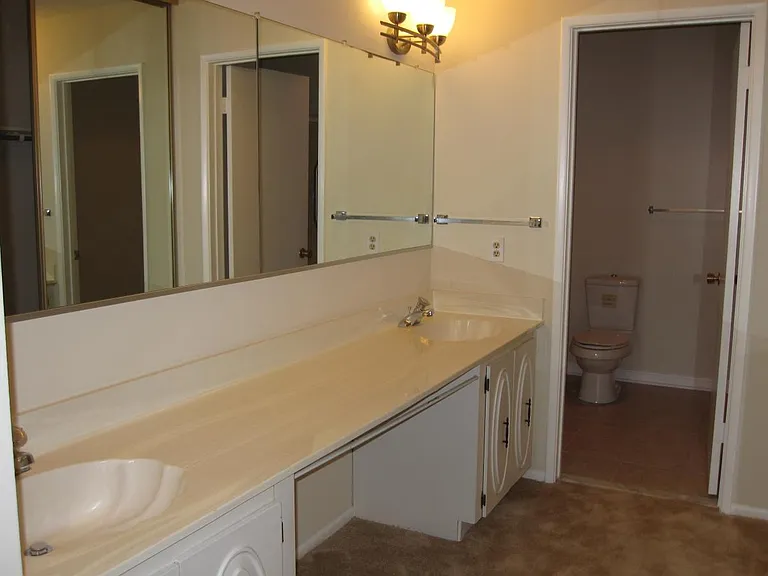 Master bath double sink