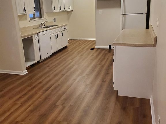 Kitchen with dining area.