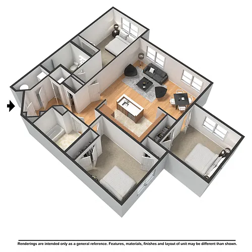 Floor plan 3 Bedroom