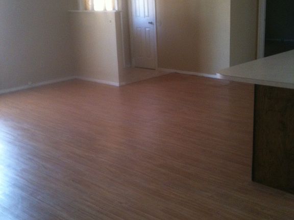 Entry, living room, kitchen, and dining is open concept