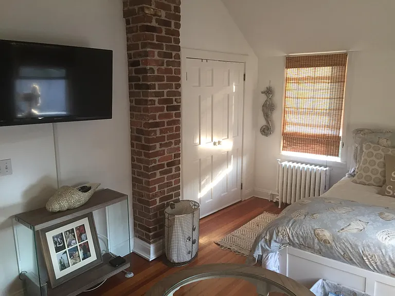 Master Bedroom with Vaulted Ceiling and built in closet