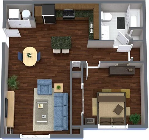 Floor plan 1 Bedroom