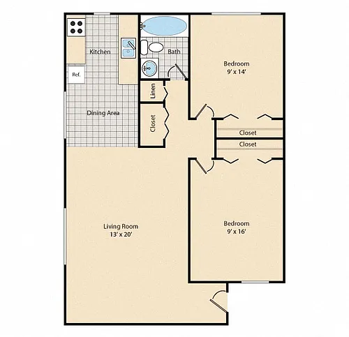 Floor plan Oak