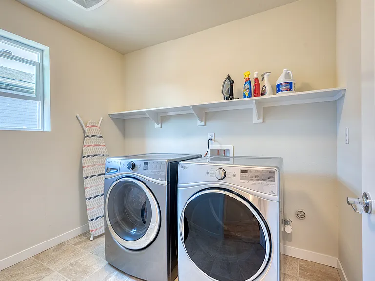Laundry room upstairs! Available for our guests to use.