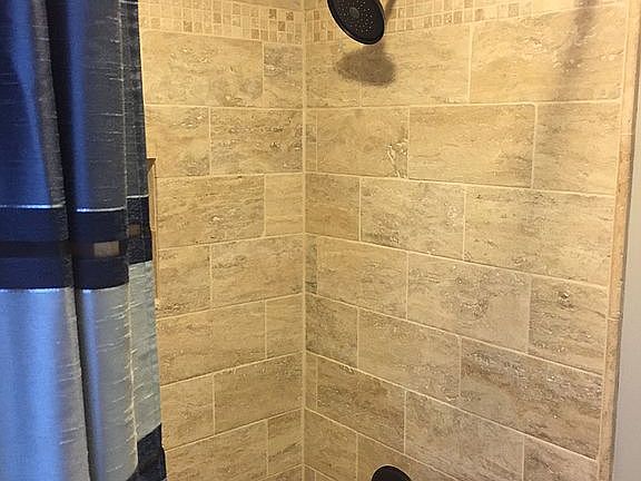 Travertine tile