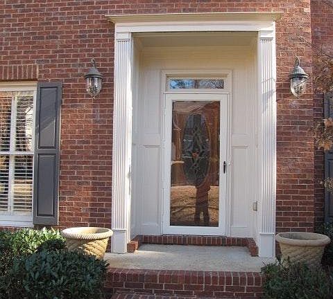 Covered Front Entry Way and Porch