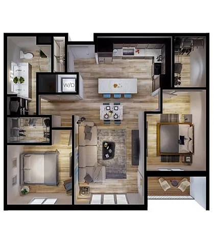 Floor plan VanBuren