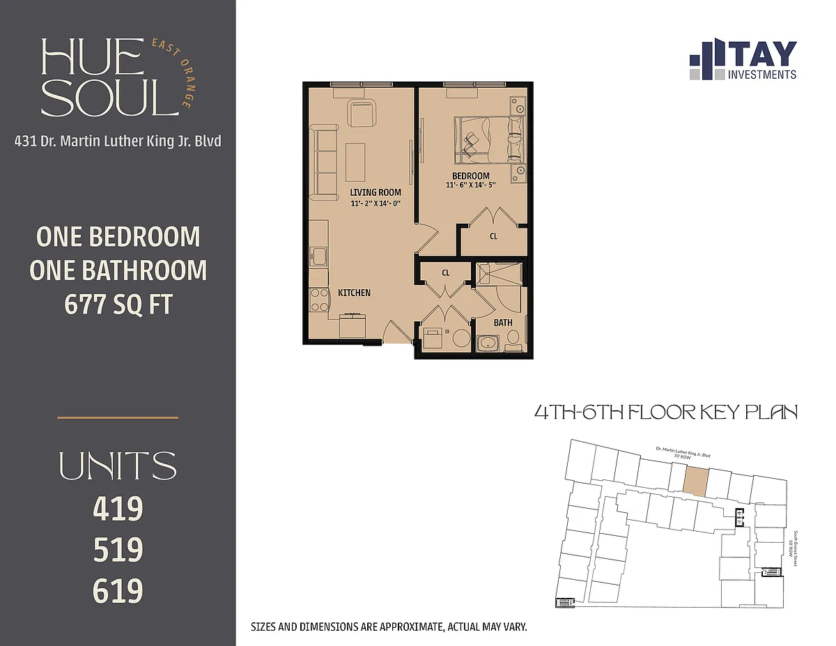 Floor plan 1B1B-C