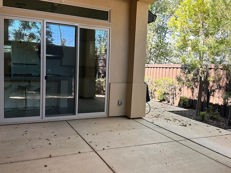 Covered patio
