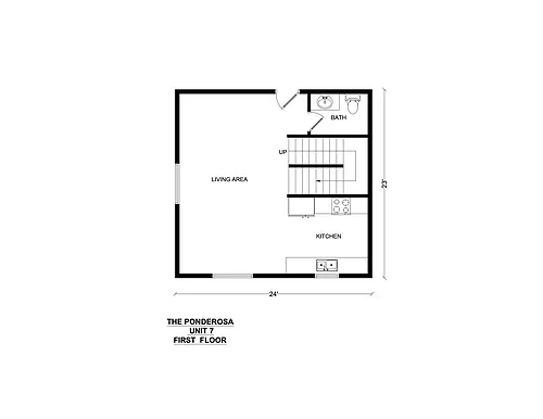 Floor plan 4X25