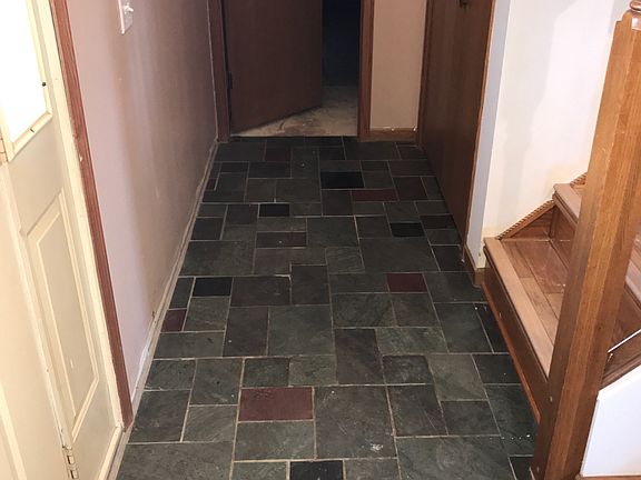 Tile at the door