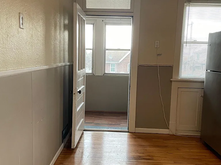 View through kitchen of the sunporch