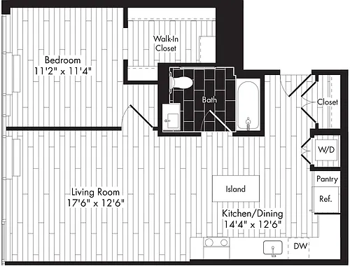 Floor plan A22