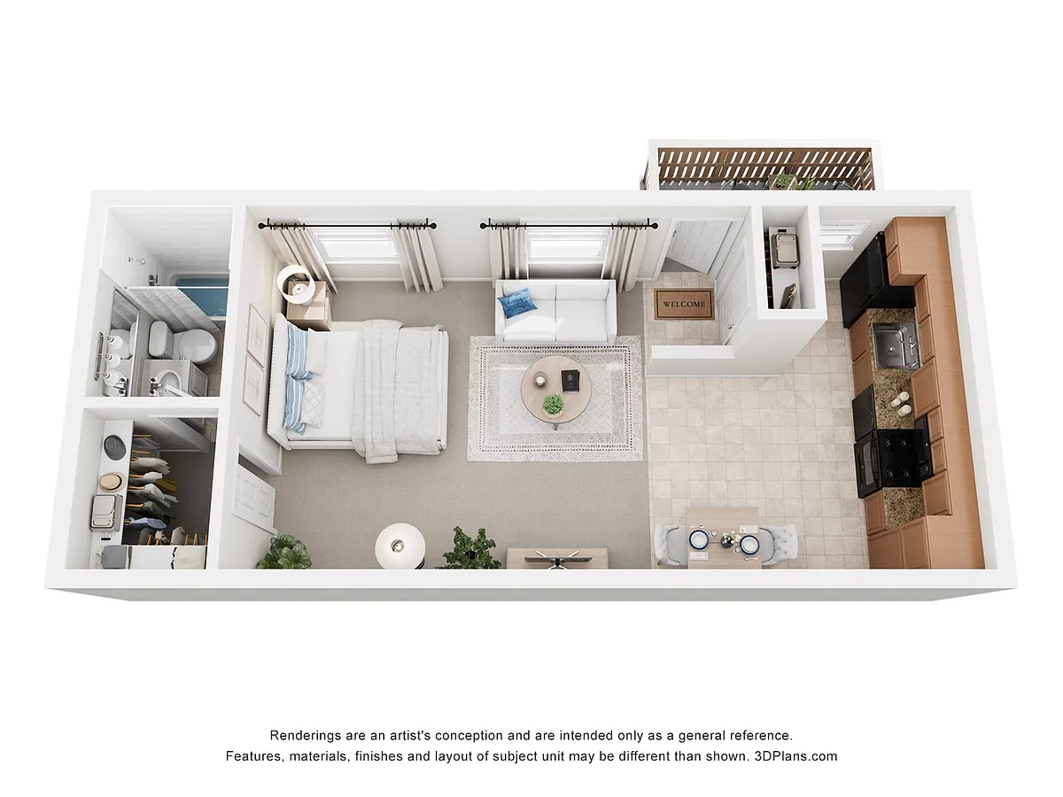 Floor plan Studio