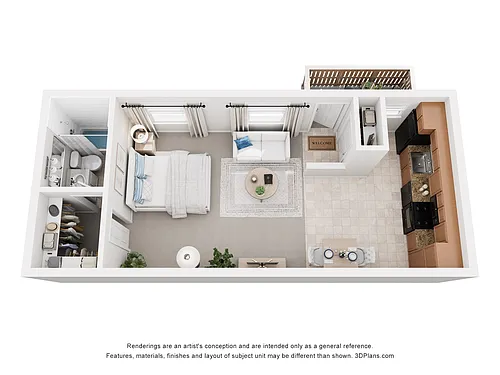 Floor plan Studio
