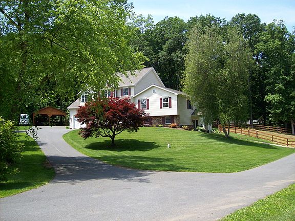 house from driveway entrance