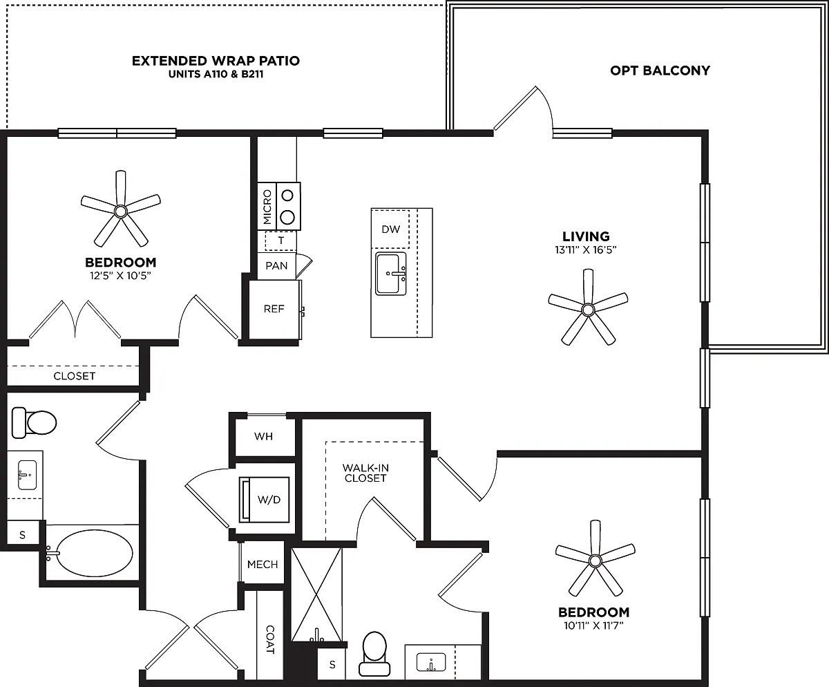 Floor plan B3 Extended
