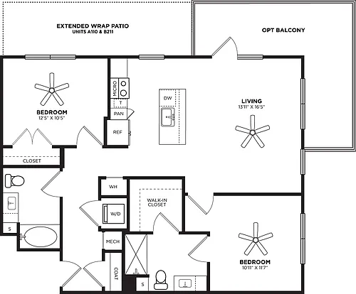 Floor plan B3 Extended
