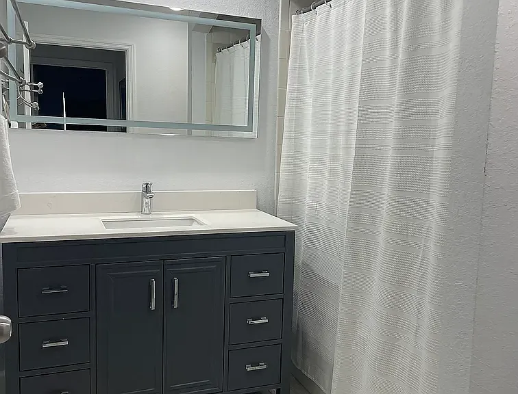 First bathroom