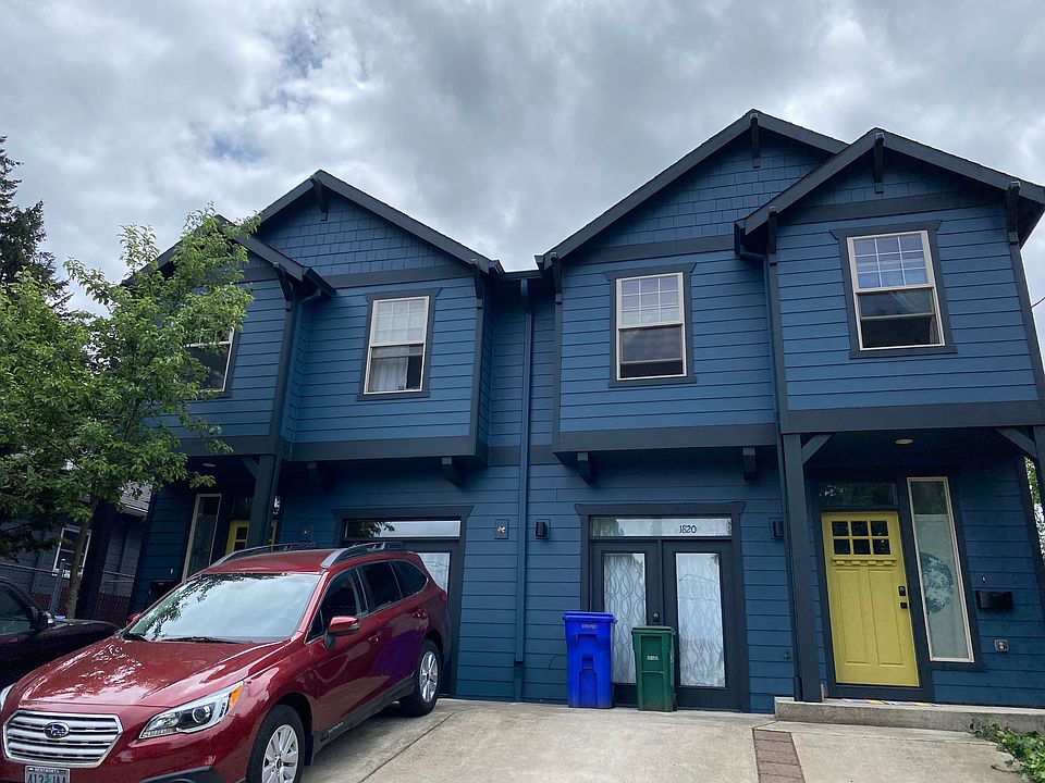 Off street driveway parking (house on the left)