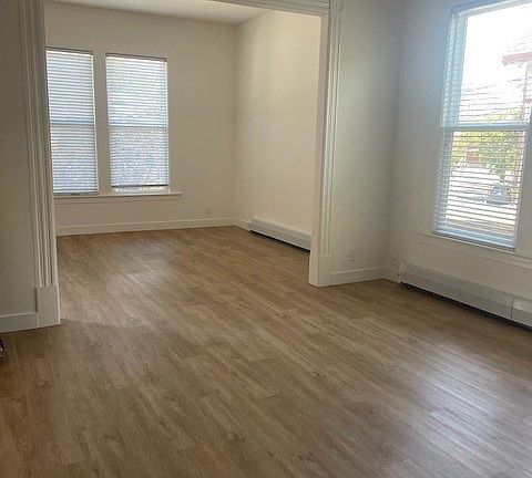 Spacious living room area.