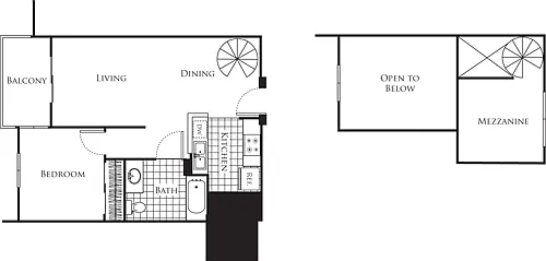 Floor plan 1A Loft