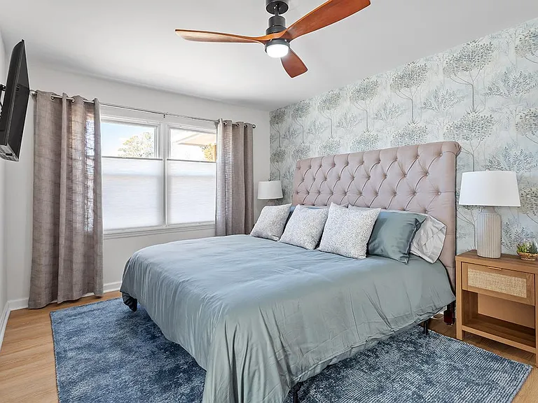 beautiful tufted king headboard