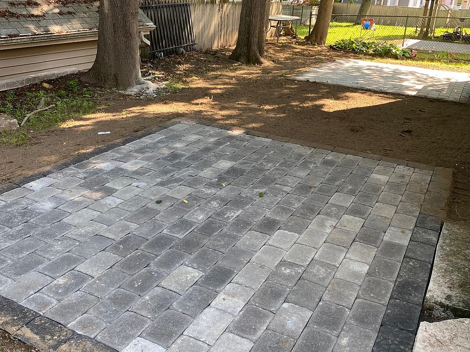 Patio in back yard