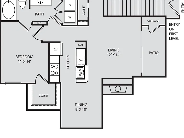 A4 floor plan Parc At Wall Street