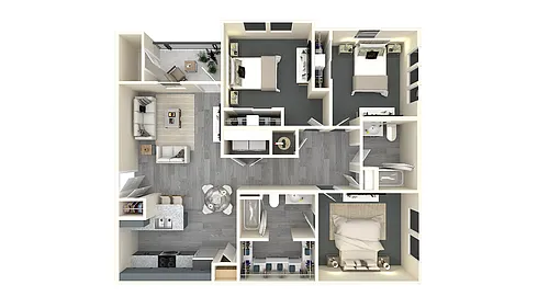Floor plan 3 X 2
