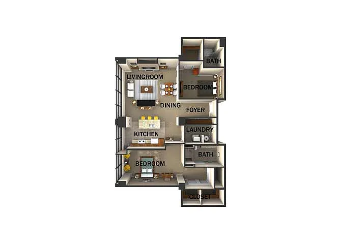 Floor plan Suite Style L