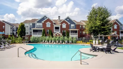Experience resort-style living at its finest with our spectacular pool! - 100 South Luxury Apartments