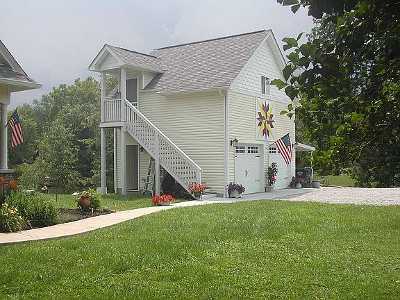 2 story oversized garage 