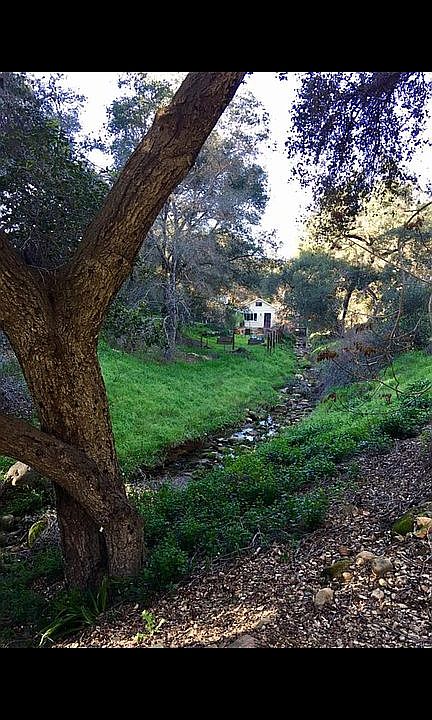 View from down canyon 